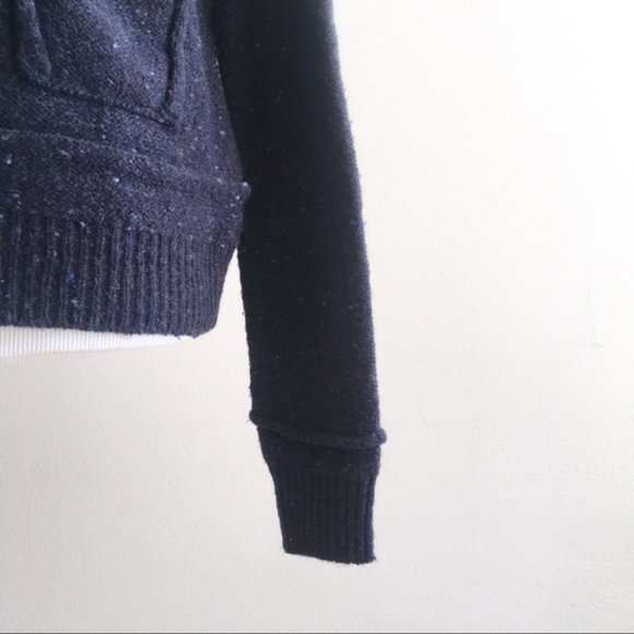 Yargici Womens Cardigan Sweater Lambswool Blend Pockets Blue Fall Winter - Picture 5 of 8